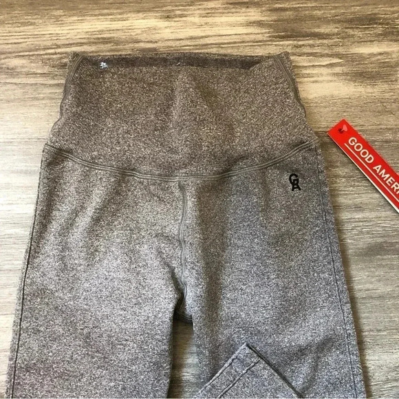 NWT Good American Gray leggings Size 0/1 Workout gym - Picture 2 of 6